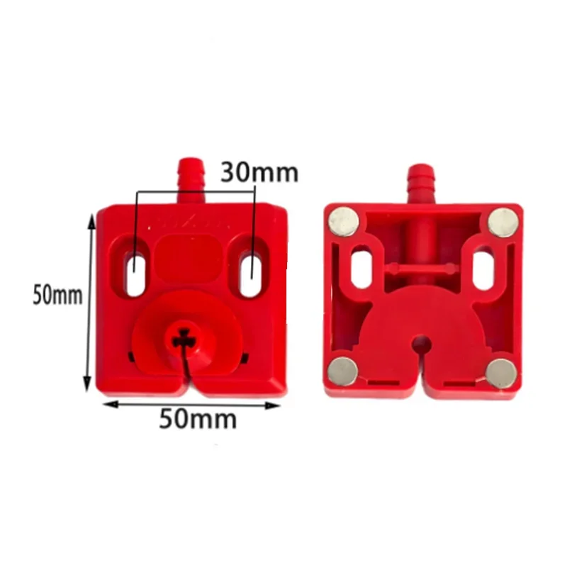 EDM Plastic Water Jet Panel Cooling Plate With Magnet W50*L50mm for Wire Cutting Machine 2pcs