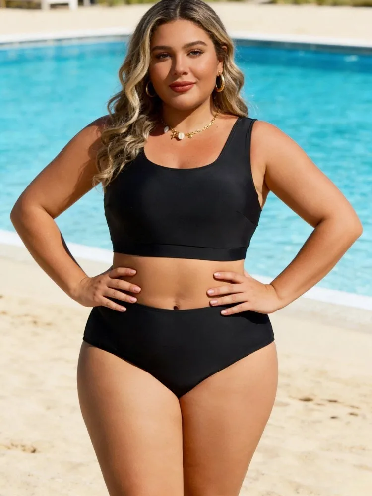 L-4XL Plus Size Hig…