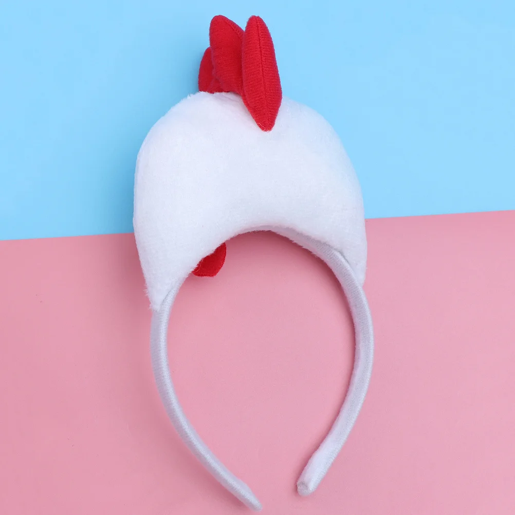 

Rooster Headband Cartoon Hairband Soft Comfortable for Party Cosplay Easter Festival Photo Props Rooster Headband