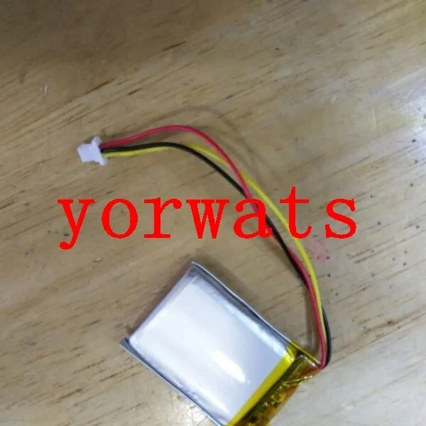 New Hot A Rechargeable Li-ion Cell  3.7V polymer lithium battery 602535 062535 500mah 3 wires with plug
