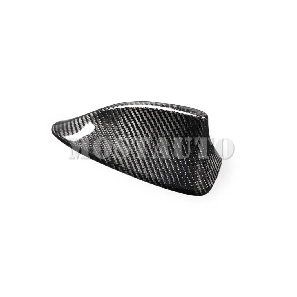 For BMW 5 Series F10 F11 Real Carbon Fiber Carbon Fiber Shark Fin Antenna Auto Roof Cover Trim 2011-2016 1pcs