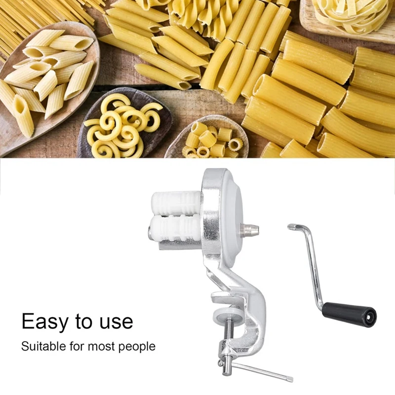 Manual Macaroni Maker Portable Hand Cranking Noodles Pressing For Authentic Italian Pasta 1 PCS