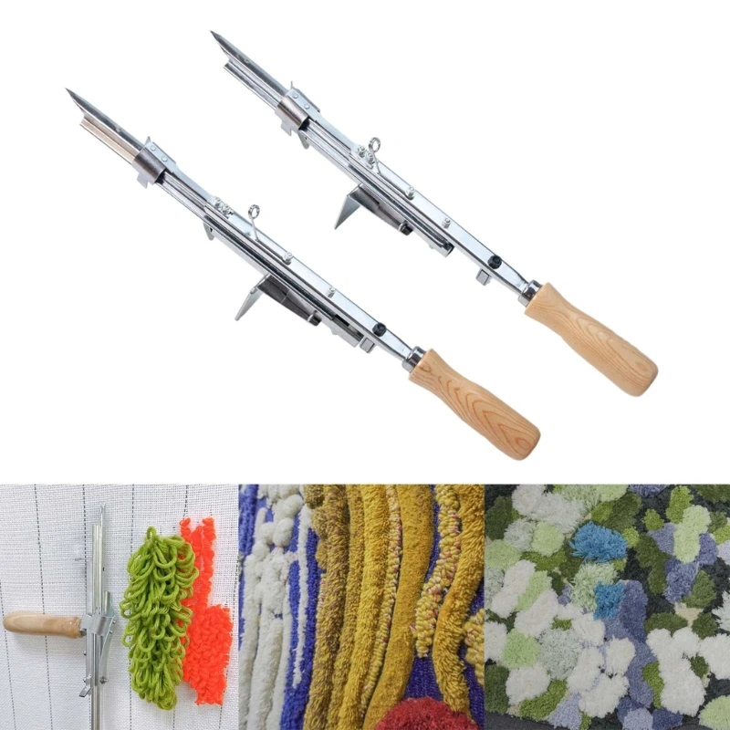 

28GF DIY Hand Tufting Tool Manual Area Rug Tufting Tool Carpet Weaving Machine, Rug Maker Carpet Tool for Rug Making DIY Tool