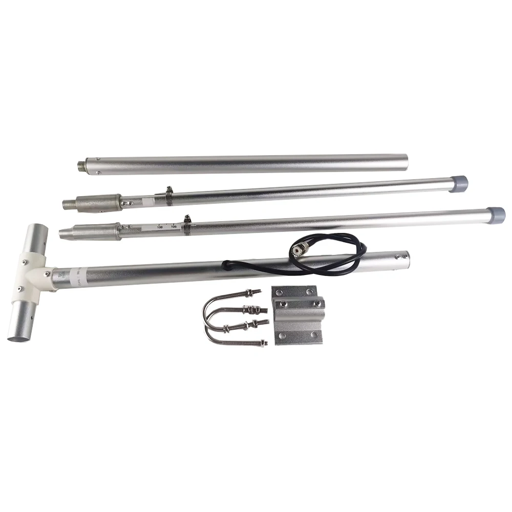DP100 150W FM 송신기 안테나 야외용, 1/2파 FM 다이폴 안테나 (88-108MHz), 0.5W-150W FM 방송 송신기에 이상적