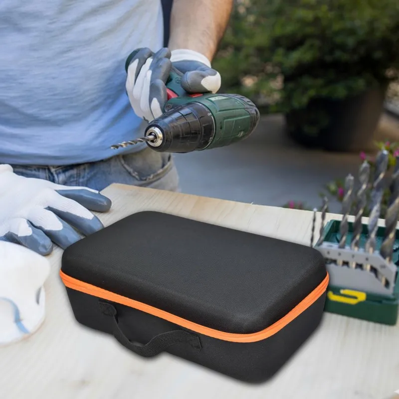 ABJO-حقيبة أدوات مقاومة للماء صندوق أدوات مقاوم للصدمات حقيبة حمل الحفر الكهربائية لأداة الأجهزة الكهربائية 38.5X22x11.5Cm