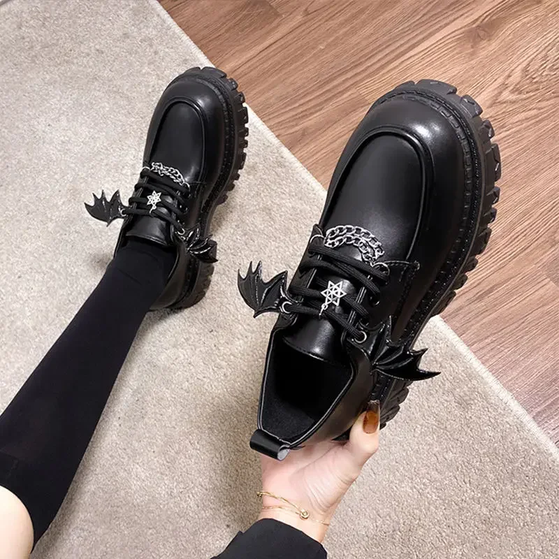 

Мэри Джейн, милая женская обувь на платформе Kawaii в японском стиле в стиле Лолита на среднем каблуке, женские туфли-лодочки с круглым носком, повседневная оптовая продажа Y2k