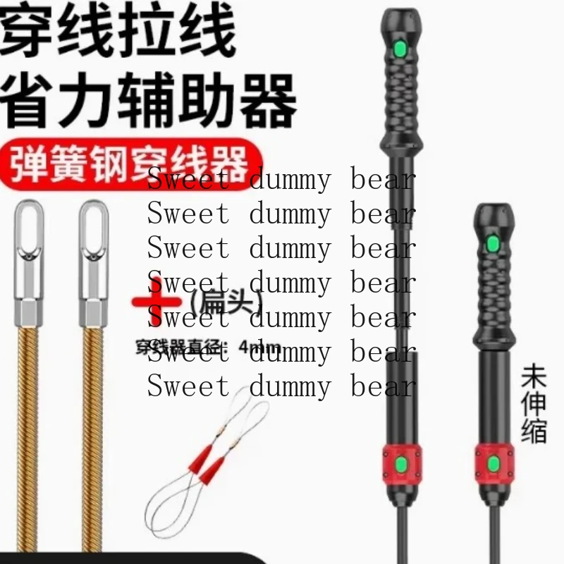 

Ручной толкатель для проволочных труб - новое средство для нарезки резьбы электрика для темной проволоки, вспомогательный инструмент для настенных проводов