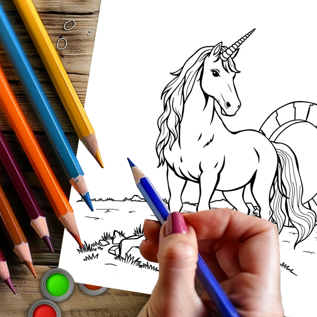 28 stron oryginalnej magicznej kolorowanki dla dorosłych z jednorożcami |   Książeczka do kolorowania, artykuły do rysowania na Boże Narodzenie, Święto Dziękczynienia