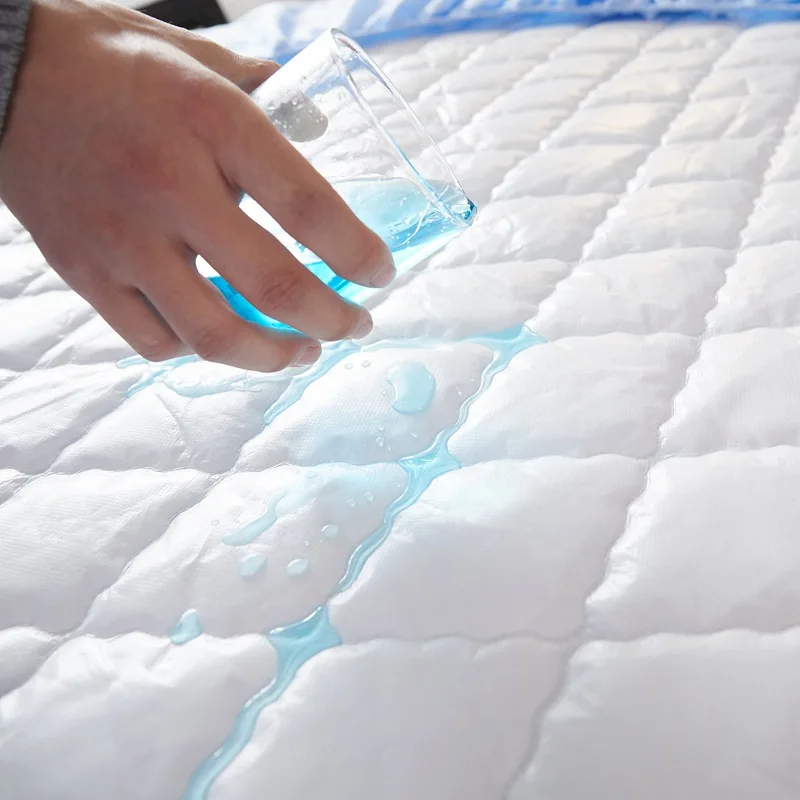 New Waterproof Mattress Cover Topper Washable Bed Cover Thickened Mattress Protector Cover Queen Size Bed Sheet Anti-mites Pad