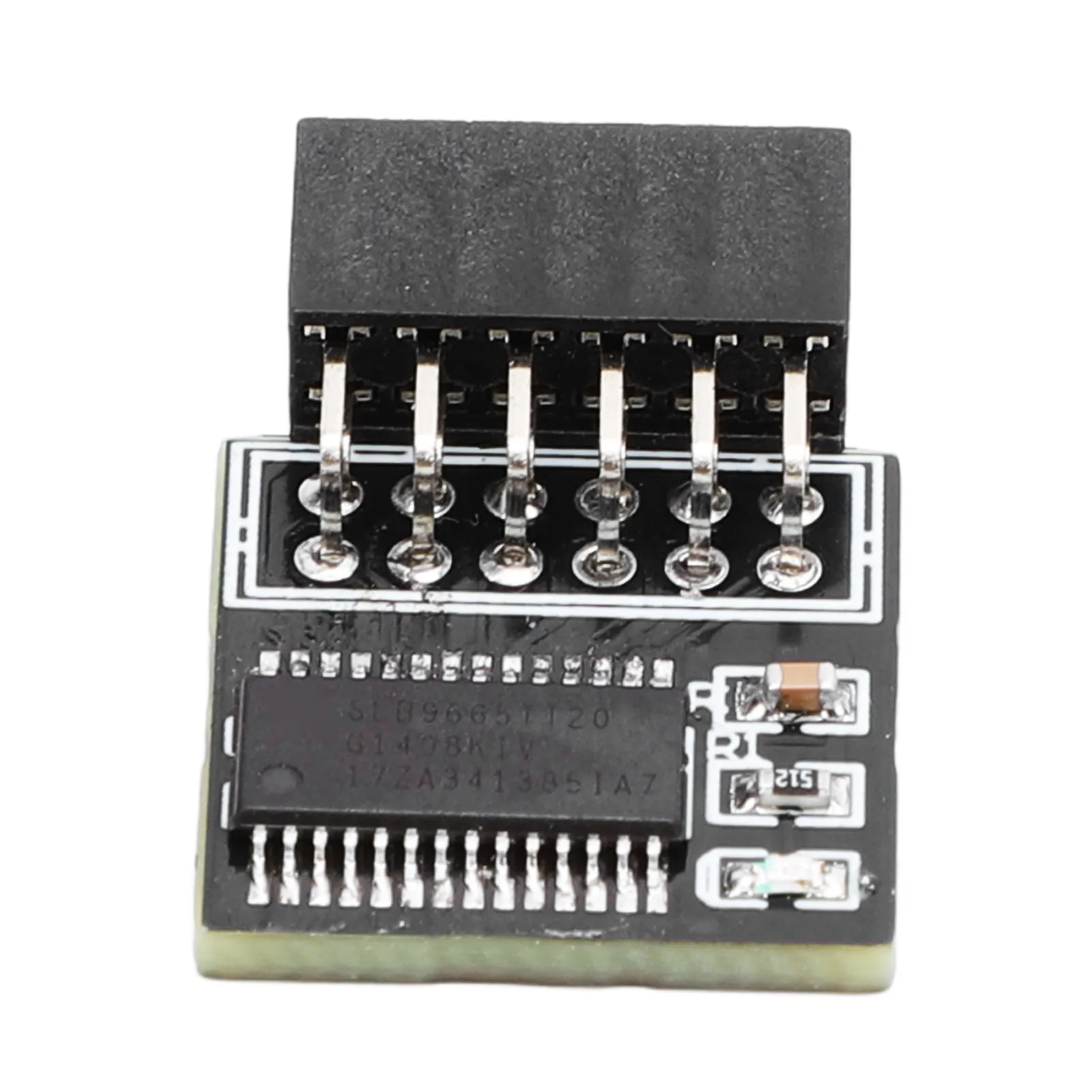 وحدة أمان TPM2.0 مع واجهة SLB9665 SPI وحدة أمان TPM للوحة الأم 12Pin لأداء مستقر Win 10 11 قطعة