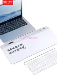 Desktop Keyboard Stand Tiny Whiteboard Writing Board Tempered Glass Blackboard Office Erasure Notes Partition