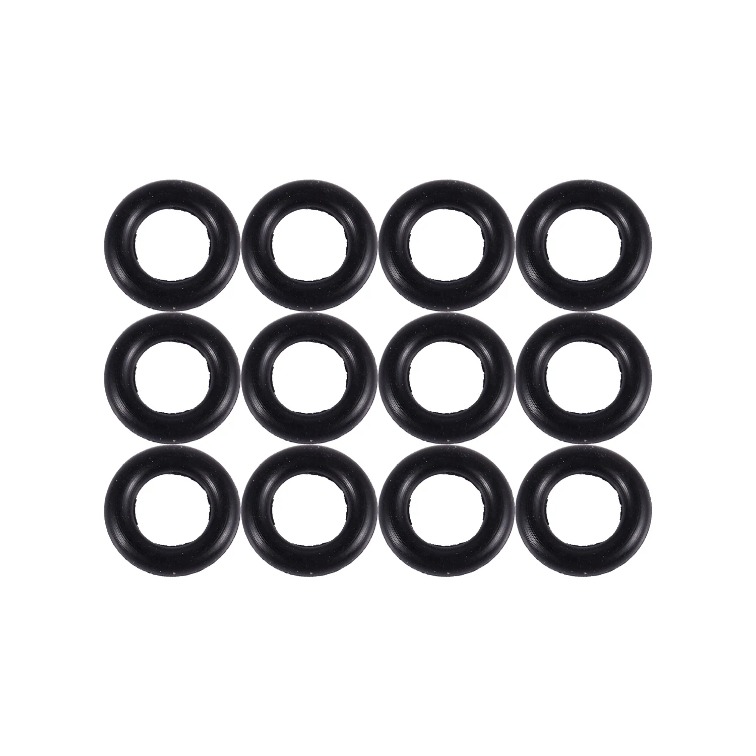 Black 9MM X 2.0mm Rubber Seals Oil Seal O Rings 12 PCS