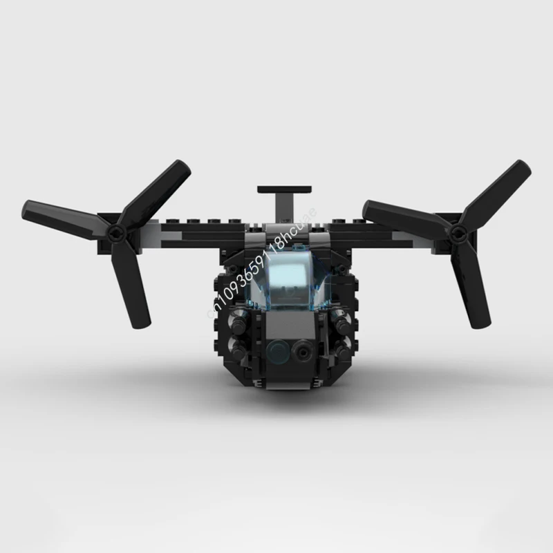 187ピース MOC ウルトラエージェント VTOL ヘリコプター/飛行機 組み立てブロック クリエイティブ クリスマス おもちゃ ギフト STEM STEAM 学習