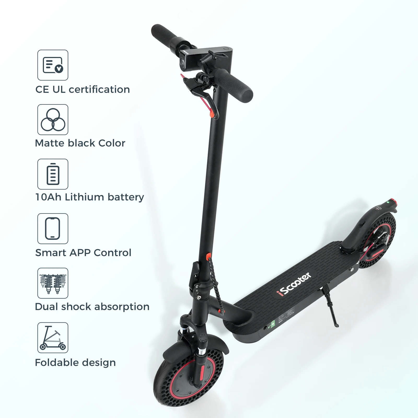 iScooter i9Max Electric Scooter 35km/h Adult Electric kick scooter E-Scooter 30-40 km 10