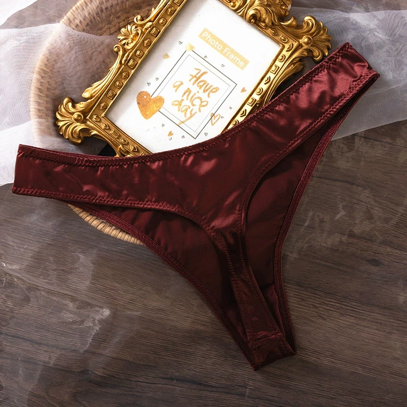 3PCS Ice Silk Seamless Skin-friendly Breathable Briefs Women  Sports Yoga Panties Women Underwear image 6