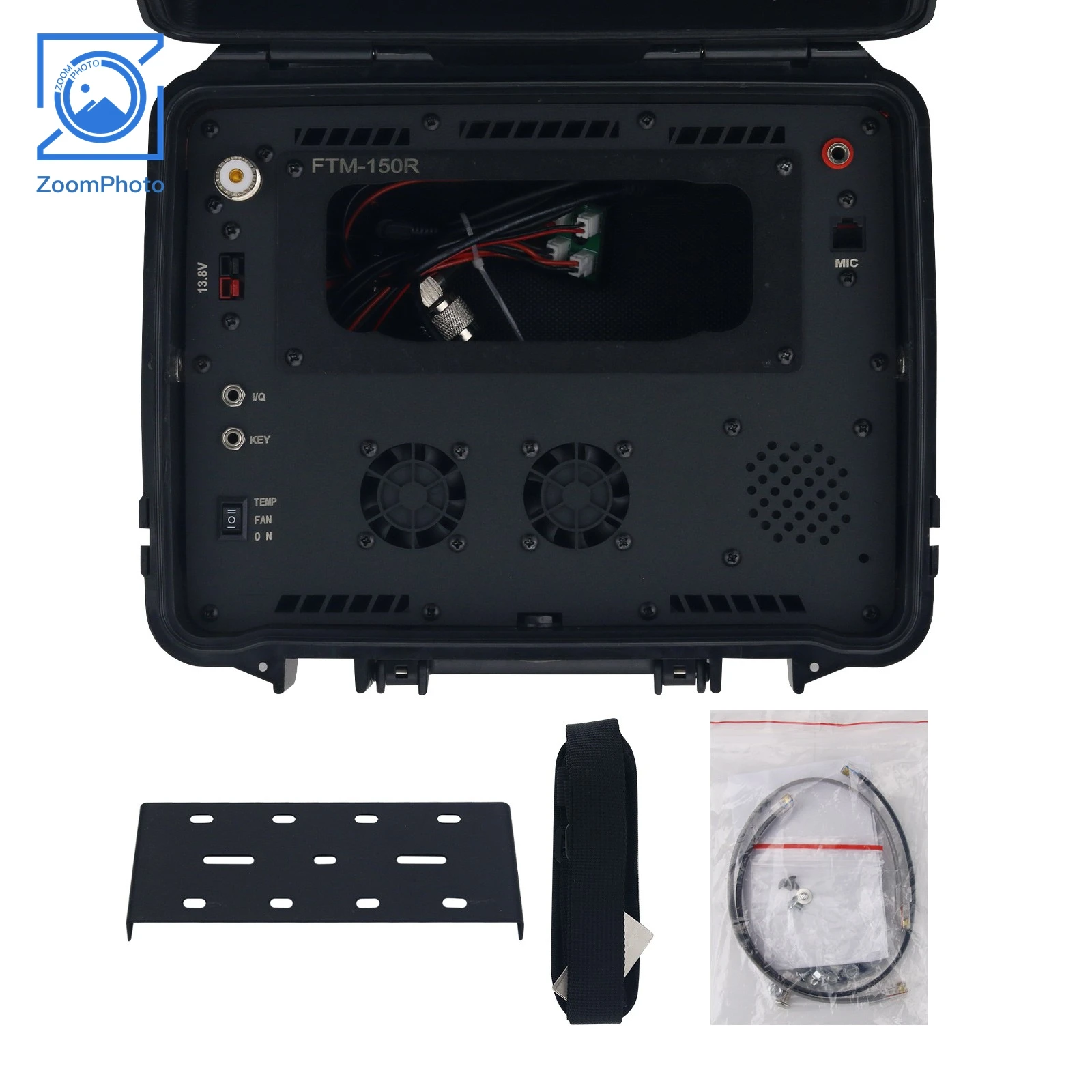 Emergency Radio Communication Box with Metal Panel Dedicated for YAESU FTM-150R Radio Station