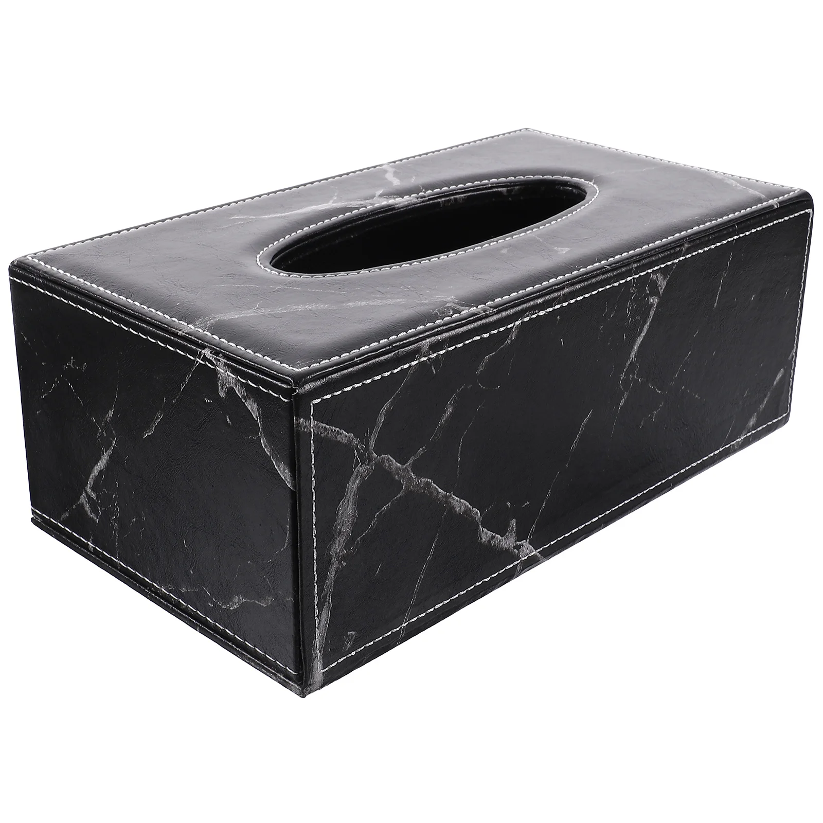 

Marble Tissue Box Storage Case Holder Household Luxury Paper Elegant Pattern High Quality Stylish Smooth Drawing