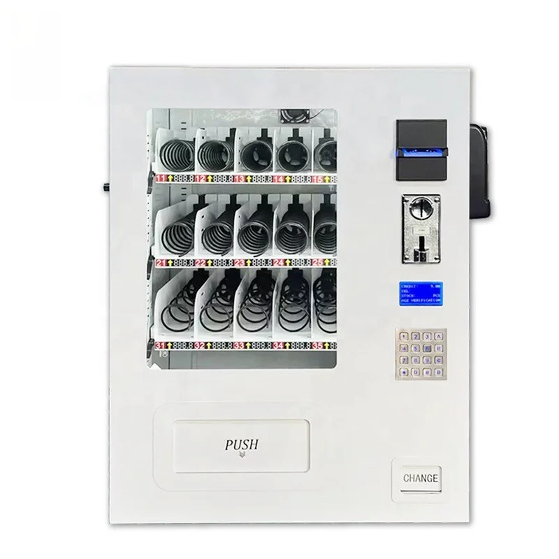 15 Choose Smart Desktop Vending Machine with Card Reader Age Verification Snack Food Vending Machine