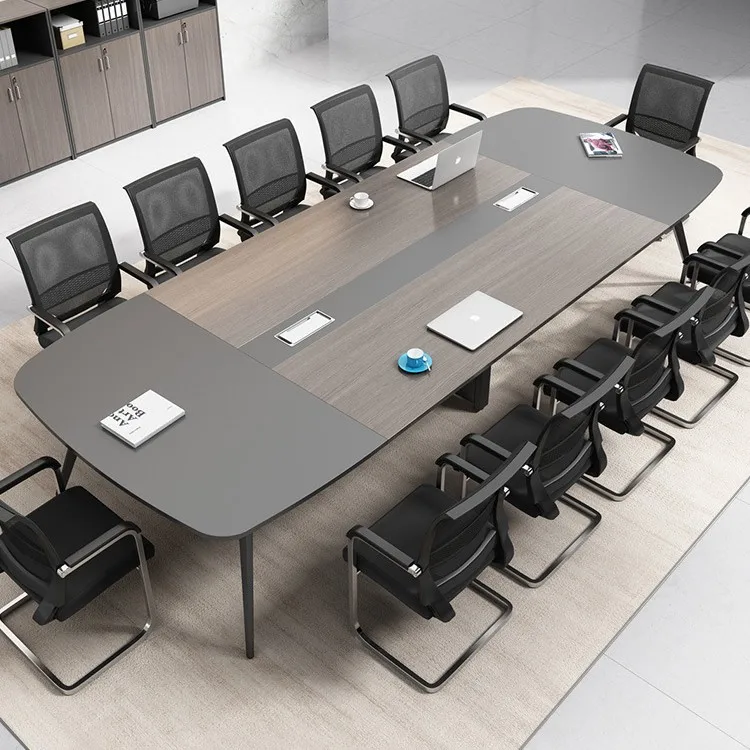 Conference table long simple modern office conference training splicing simple large and small conference
