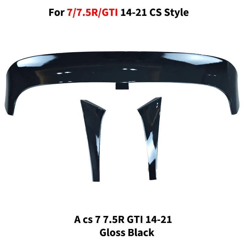 Kofferbak Spoiler Wing Lip voor Volkswagen Golf 7 7.5 MK7 7.5 GTI R R Lijn 2013-2021 Dak diffuser voorste splitter Body kits