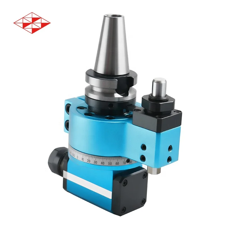 Machine Tools 90 degree angle head horizontal milling head SK/CAT/BT/KM/ISO/HSK30/40/50 ER11 ER16 ER20 angle head for cnc