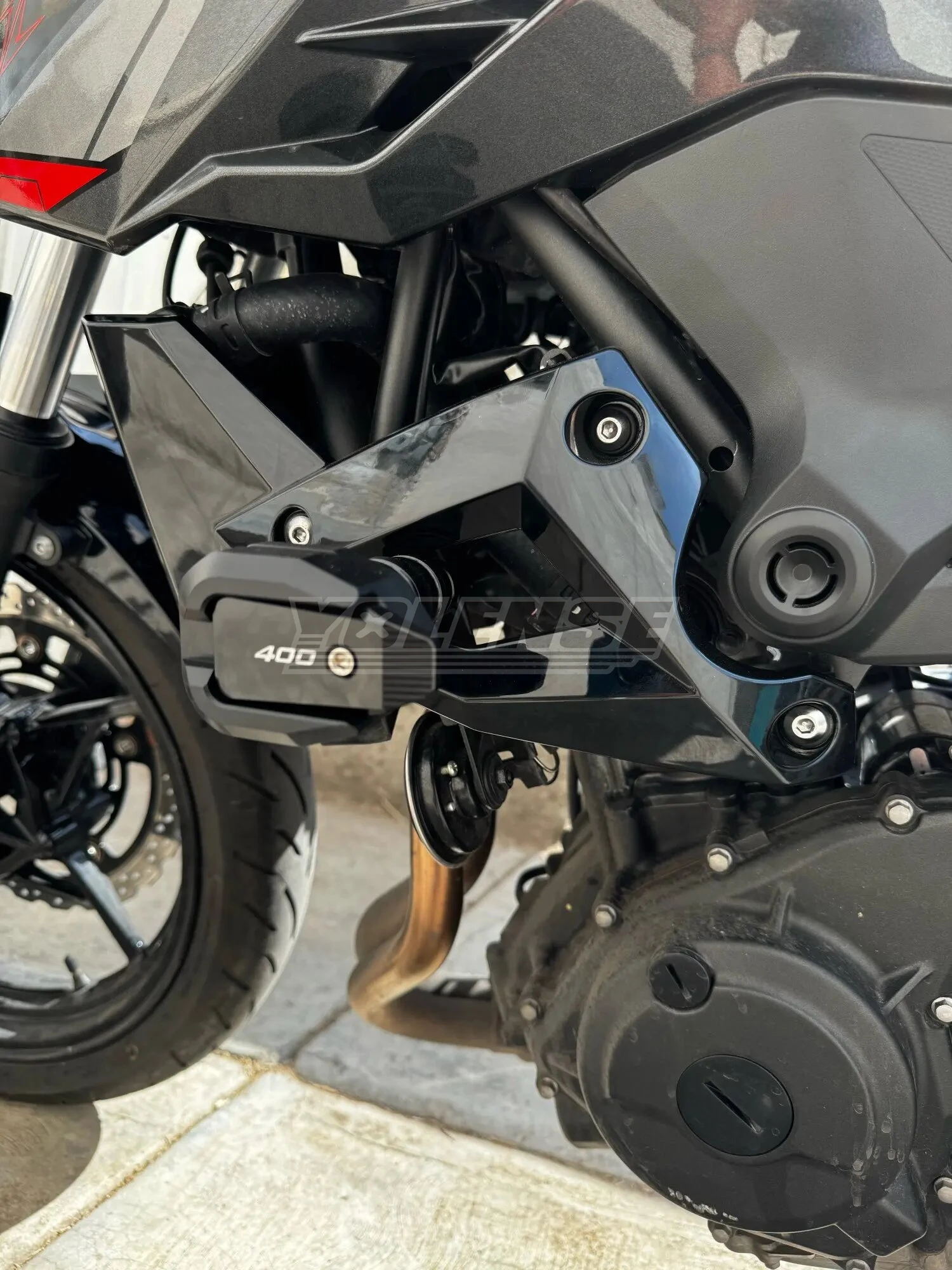 Motorcycle CNC Falling Protection Frame Slider Fairing Guard Anti Crash Pad Protector Fit For Z400 Z 400 NINJA400 2018-2023