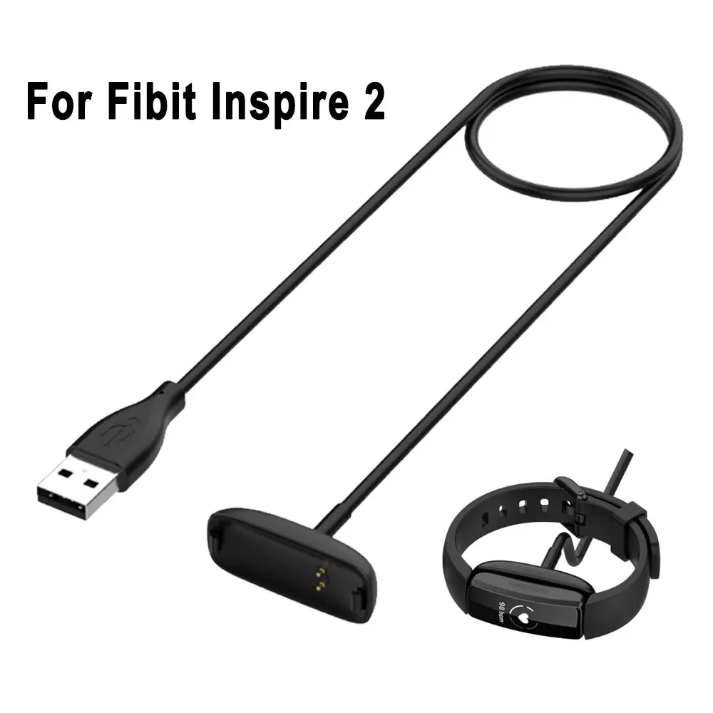 

USB Charger For Fibit Inspire HR Inspire 2 3 fitbit ace 2 3 Tracker Fast Charging Cable Smartwatch Power Adapter