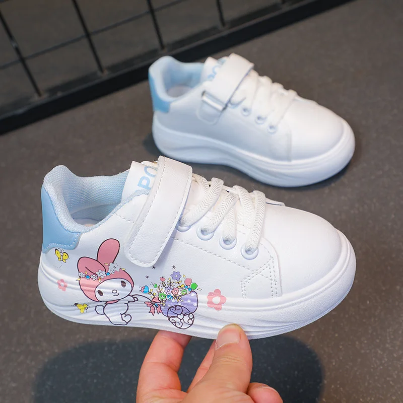 Sanrio Cartoon Printed Children Shoes For Boys Girls Sport Sneakers Kids Leisure Summer Casual Shoes Non-slip Running Toddler