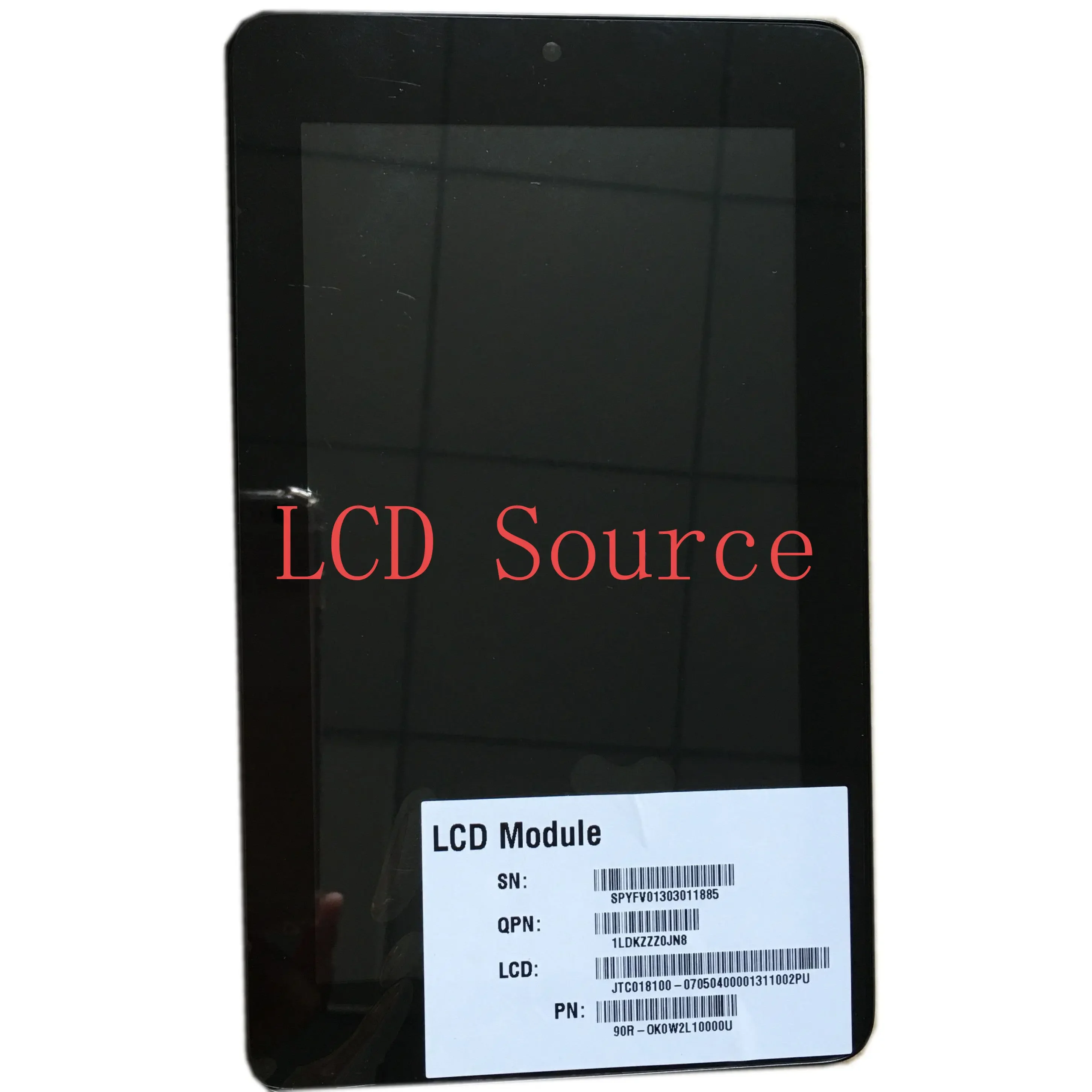 Tela LCD Touch Assembly para ASUS, Frame MeMO Pad Digitizer, Display LED, BA070WS1-200, HSD070PFW3, D00, ME172V, ME172