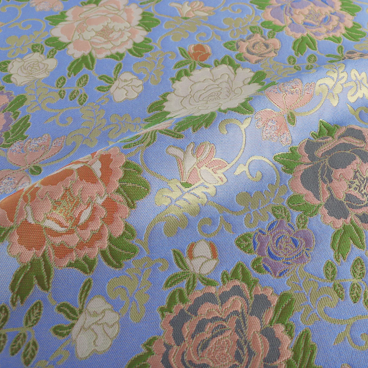 

100X145CM New trendy brocade gold jacquard brocade clothing fabrics for sewing tops and cheongsam women's clothing fabrics