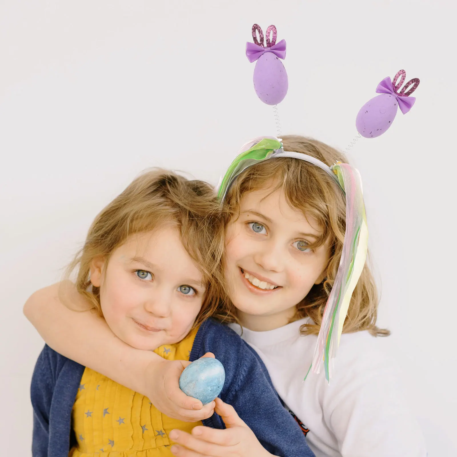 عصابة رأس على شكل أرنب عيد الفصح على شكل بيضة أرنب وأذن أرنب وإكسسوارات حفلات المهرجانات للفتيات والنساء لطيفة وخفيفة الوزن وقابلة للتعديل #2