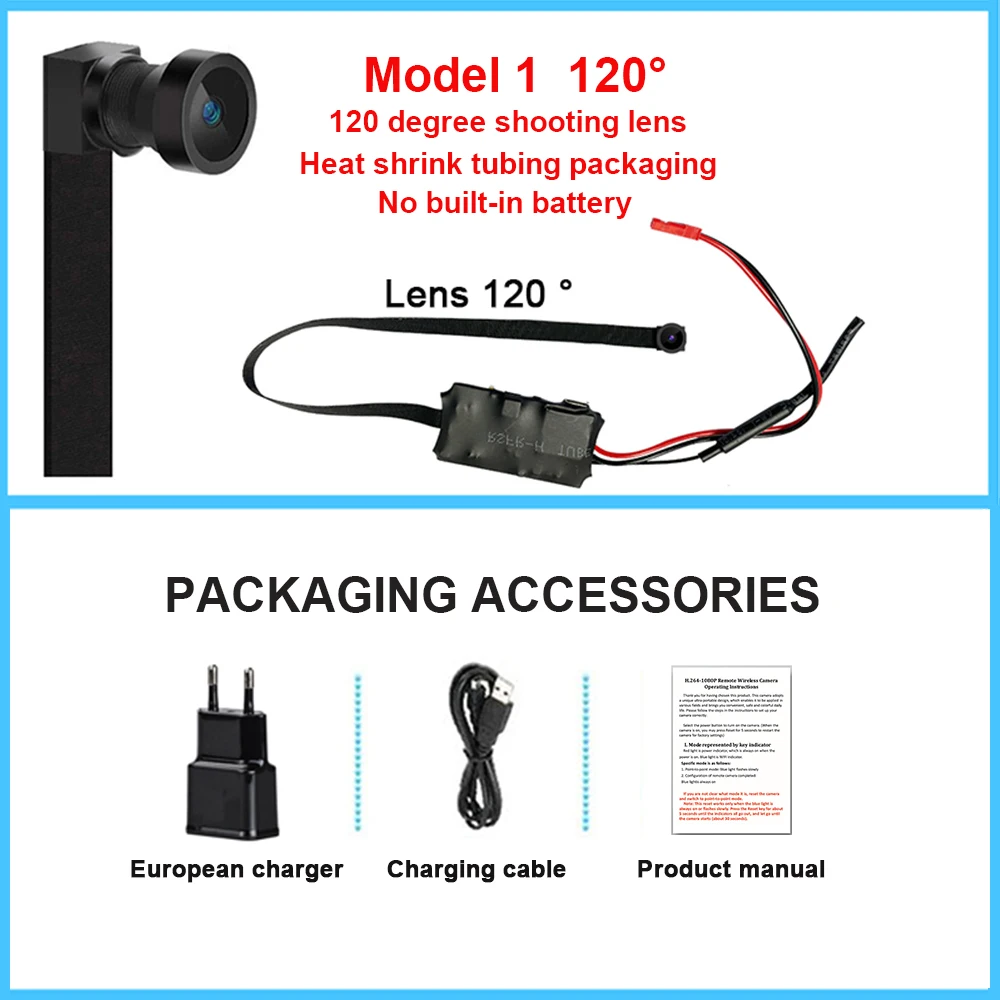 4K DIY draadloze WiFi 2.0MP camera ondersteunt smartphone-app om live-uitzending op afstand te bekijken 1080P kwaliteit IPC-monitor 3 modellen beschikbaar