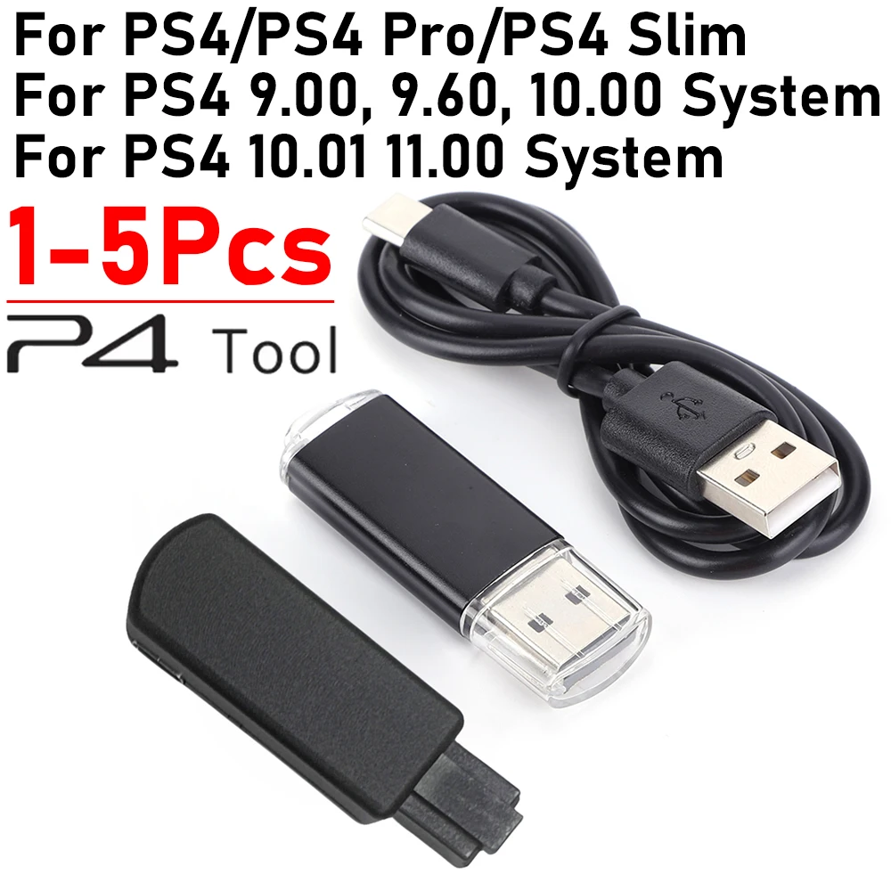 1-5Pcs One-Key JB Tool Mod Set USB Dongle with Type-C Cable Kit JB USB Adapter for PS4/PS4 Pro/PS4 Slim FW 9.0-11.0 System