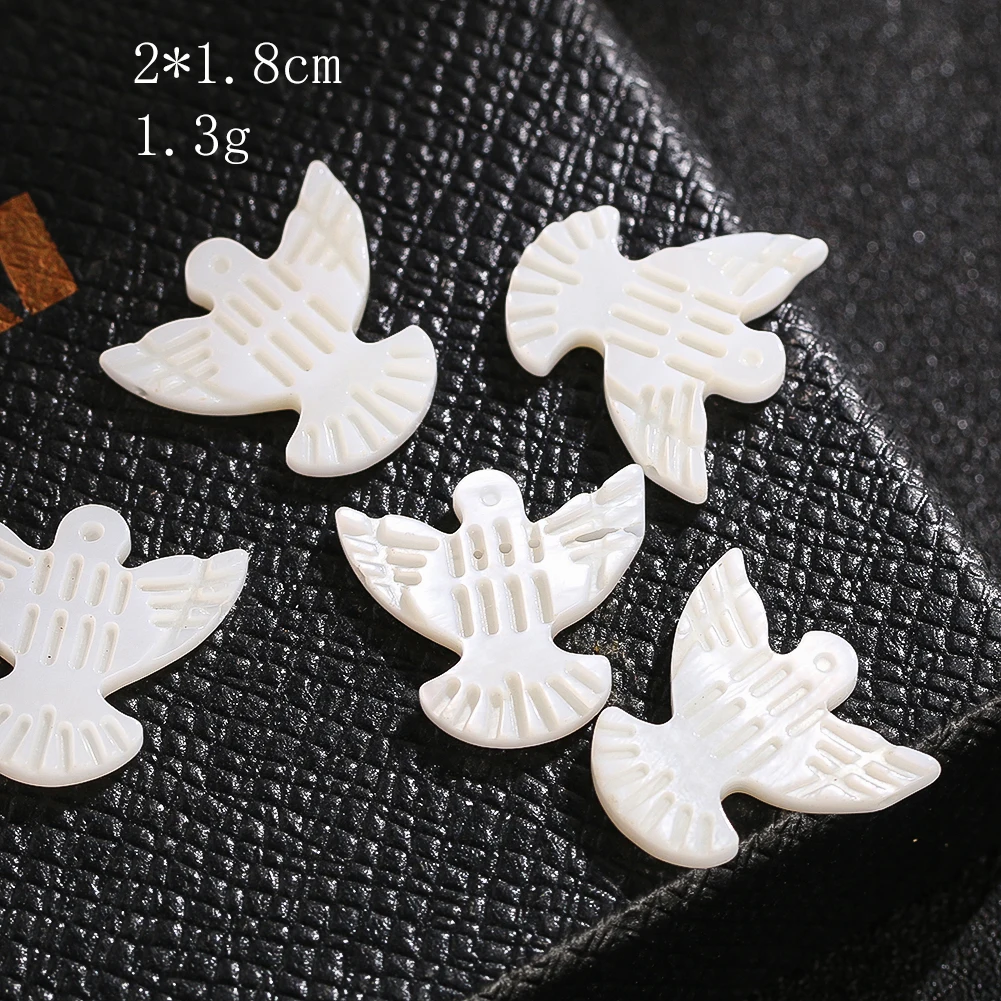 Natural White Shells Charm Beads for DIY Jewellery Making