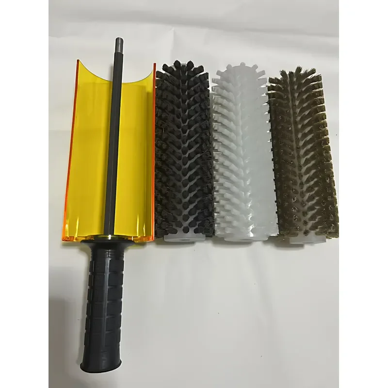 For Snowboard Waxing Set Electric Roller Brush Copper Wire Nylon Horse Hair Roller Brush Kit Ski Board Maintenance Tool