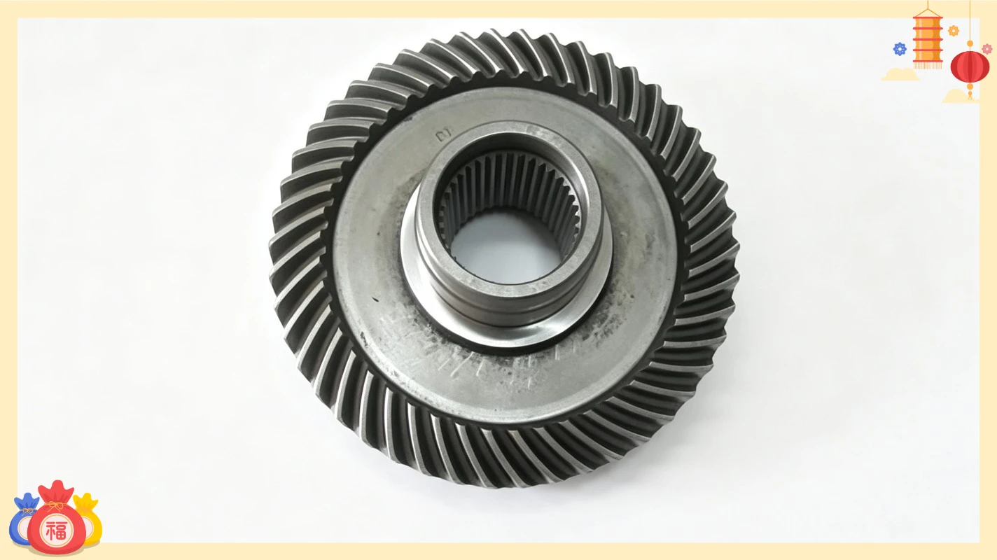 For ATV250 Bevel Gear Set, 46T Crown Wheel & Pinion Replacement