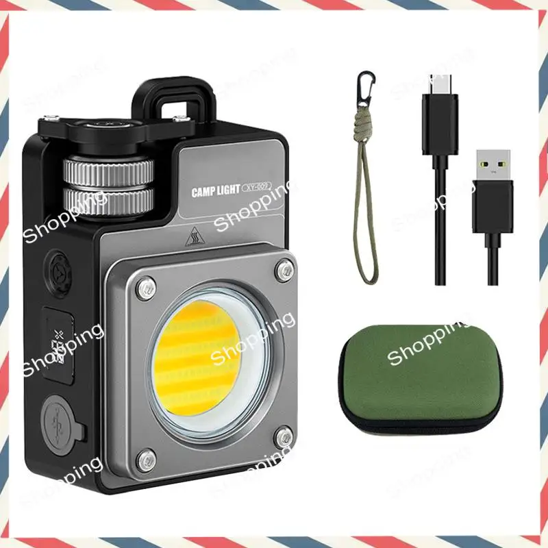 M20K 3500LM Ultra Bright Mini Camping Light USB-C Rechargeable 5 Light Modes Portable For Outdoor Emergency Silver