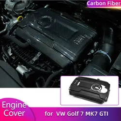 Carbon Fiber Car Engine Cover Bonnet for Volkswagen VW Golf 7 MK7 GTI Hatchback 14-17 Non Standard Hood Engine Cover Trim Bonnet