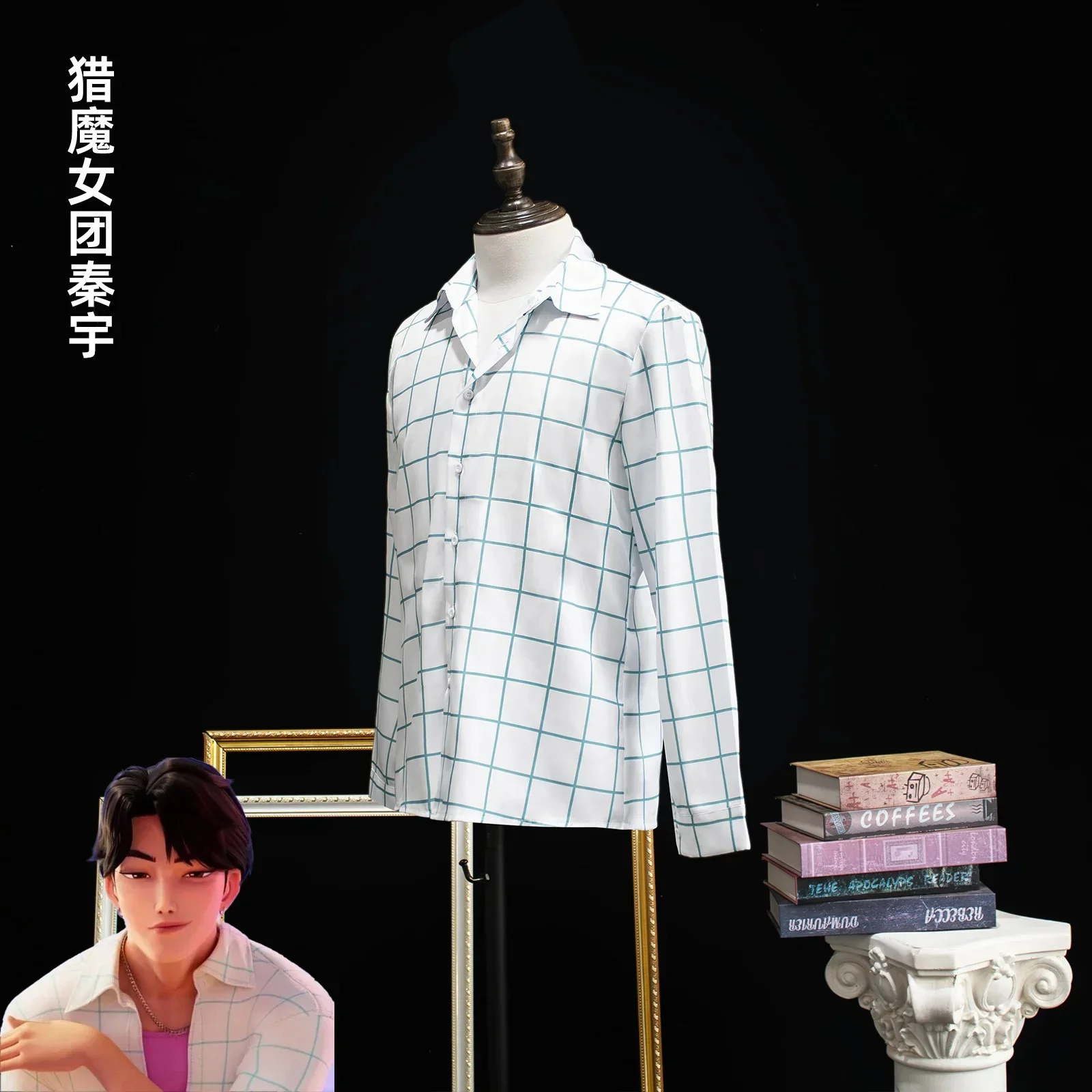 

Kpop Demon Hunters Saja Boys Jinu Baby Cosplay T-shirt Costume For Men Women Group Idol Roleplay Outfits Halloween Carnival Suit