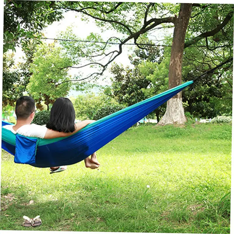 2Pcs High Bearing Capacity Hammock Straps 600lbs Breaking Strength Polyester Hammock Belt Rope 5 Ring Correias De Poliéster image 4