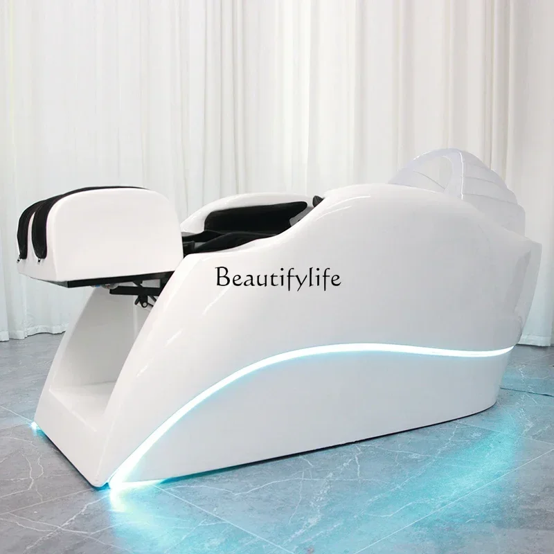 FGAutomatic Intelligent Electric Massage Shampoo Bed Hairdressing Constant Temperature Flushing Head Treatment Steaming Bed