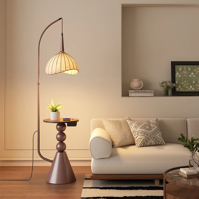 

Китайский уникальный роскошный современный домашний декор, светодиодный торшер E27, железный тканевый абажур, подвесная дуга, дизайн, торшер для отеля