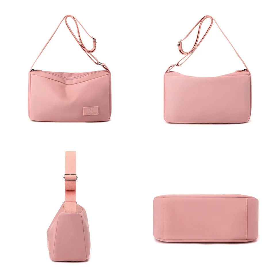 Women Vintage Shoulder Bags Retro Nylon Tote Bag For Female Large Casual Crossbody Bag Sac Femme