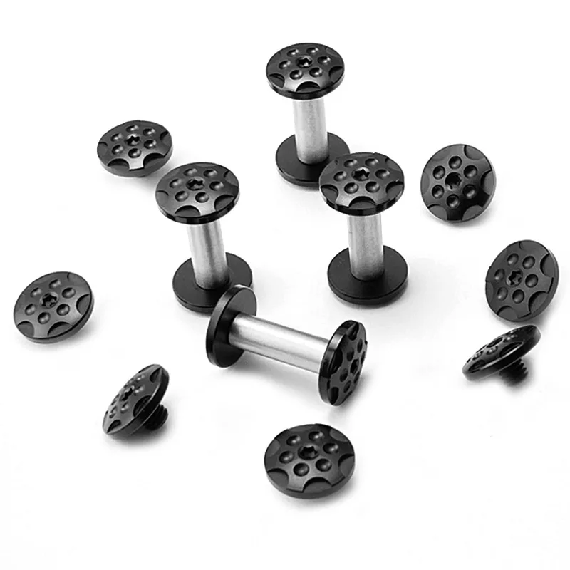 10sets M4 CNC Edelstahl Schrauben für Messer Griff Schrauben Befestigungen DIY Taschenmesser Werkzeug Locking Spindel Schrauben