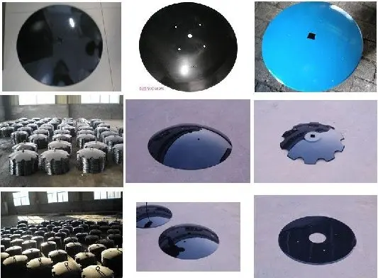 Farm Machinery Replacement Disc Blades with Smooth or Notched Edges for Soil Preparation