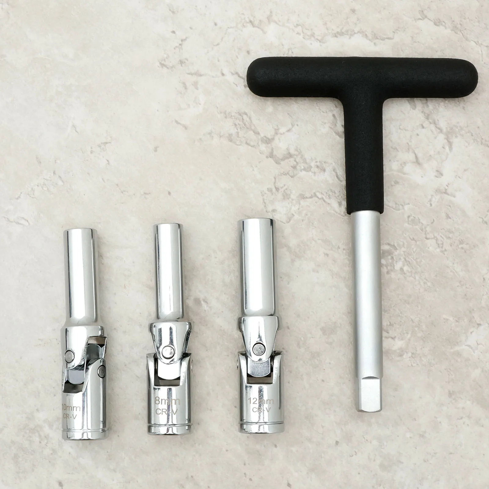 

4 шт., набор головок для свечей накаливания, Т-образный ключ, простая замена или разборка, 8 мм, 10 мм, 12 мм для ремонта автомобилей