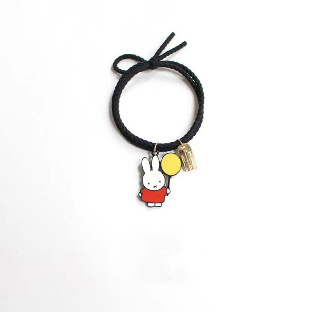 

Галстук для волос Miffy с рисунком Kawaii, аниме, детский сплав, милая кукла, повязка на голову с хвостиком, эксклюзивные аксессуары для волос для девочек, подарок
