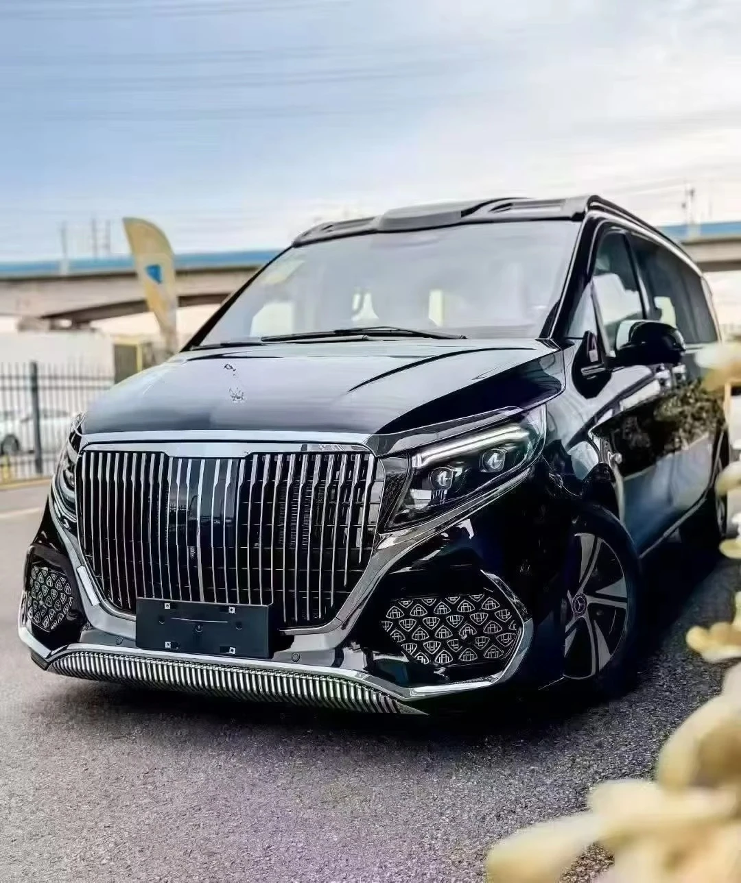 Style Body Kit for  W447 Vito V-Class Front Bumper Grille Exterior Upgrade Non-destructive Installation