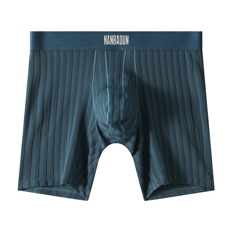 

Solid color wholesale men's European and American underwear cross-border underwear boxers sports underwear NK51