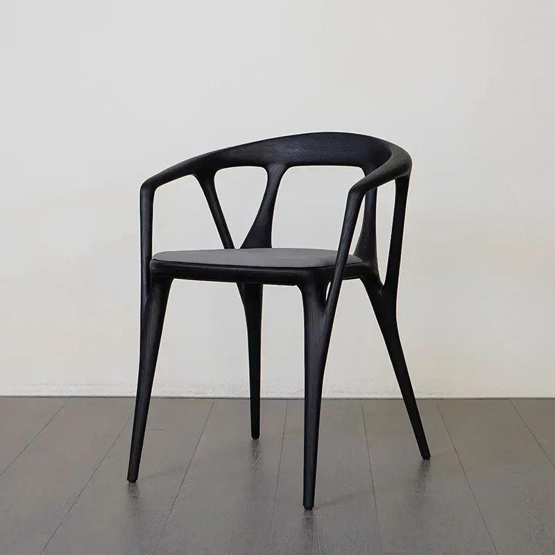 كراسي طعام فاخرة بذراع مكتب للمطبخ كراسي خشبية مريحة لتناول الطعام في الشمال أثاث مأدبة المطاعم